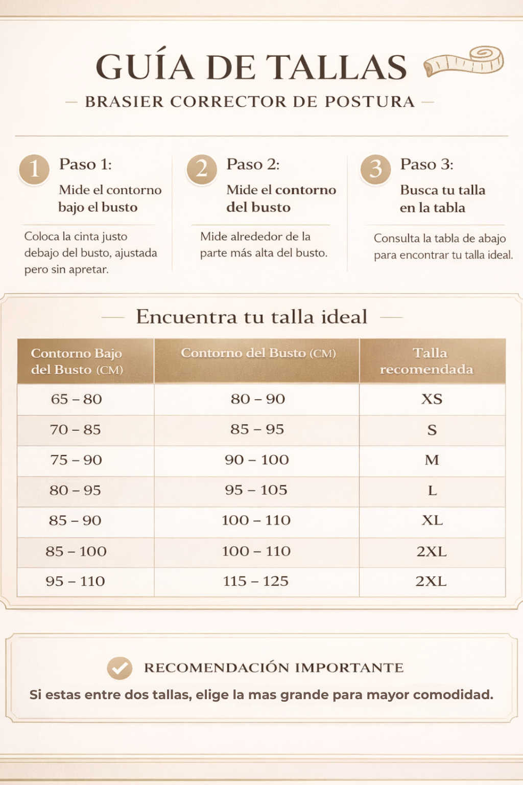 Brasier Levanta Busto con Corrector de Postura®