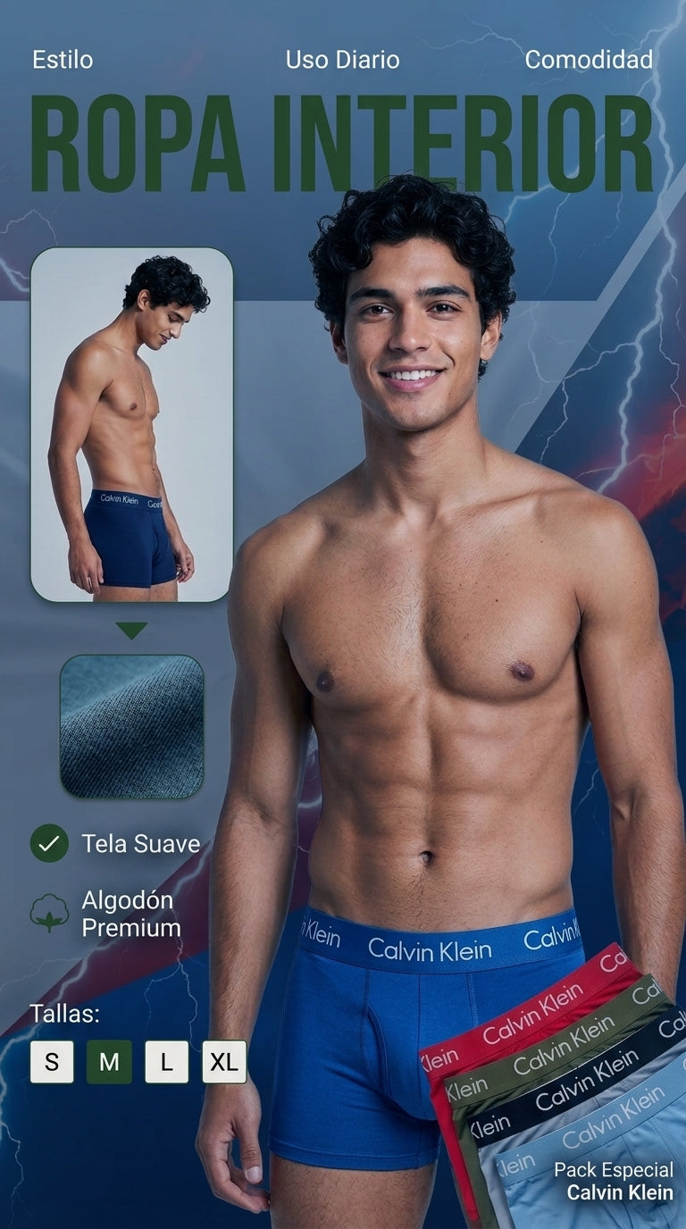 12 Boxers Premium + 12 Medias